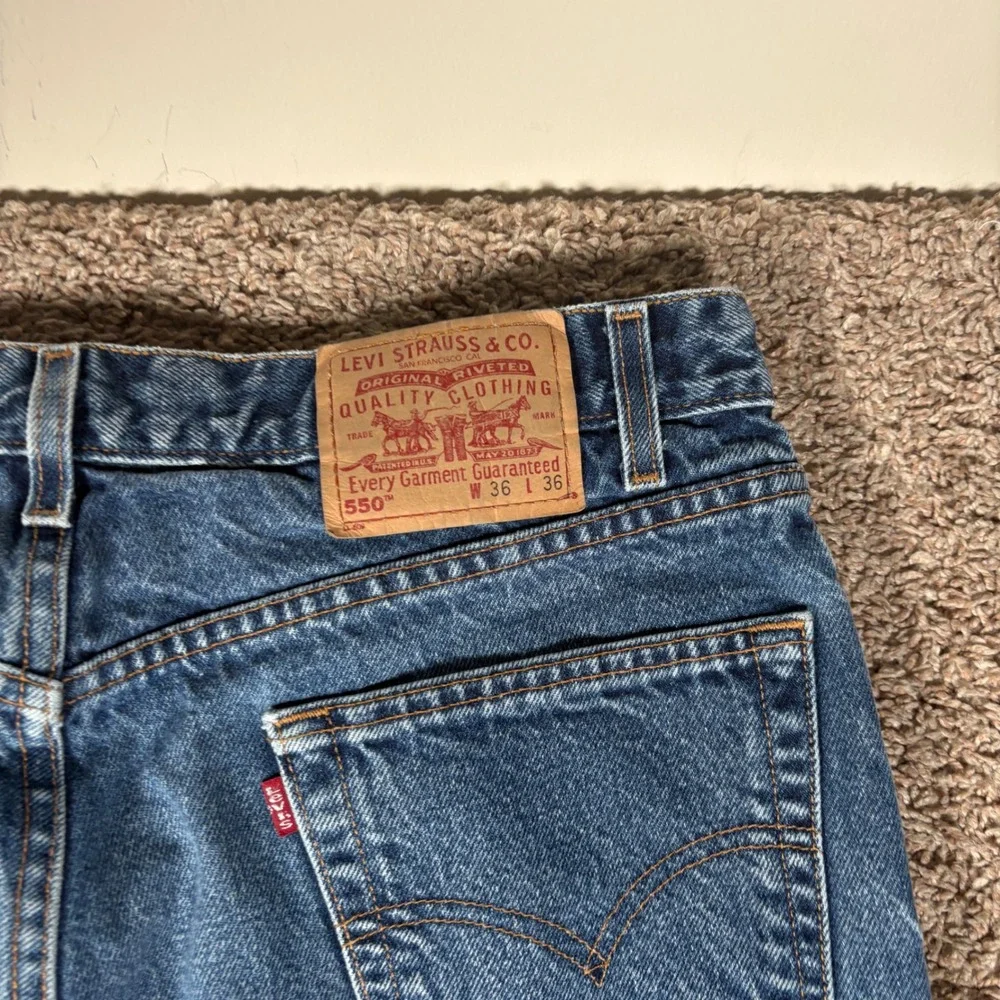 Vintage Levis 550 Jeans Mens 34 X‎ 34 Relaxed Fit Tapered Leg Made in USA 90s